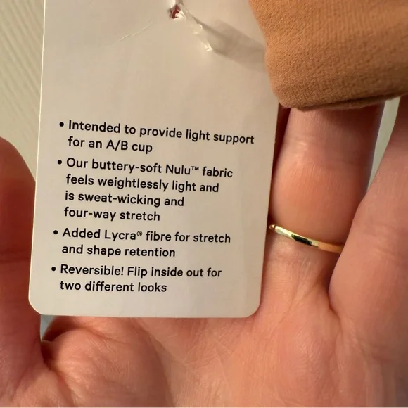 Lululemon| NWT Women’s Align Bra in Dusty Clay Size 8 A/B Cup - Picture 8 of 8